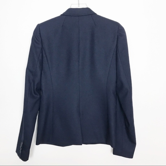 J. Crew Navy Wool Schoolboy Blazer 2 Button 4T - Picture 3 of 8